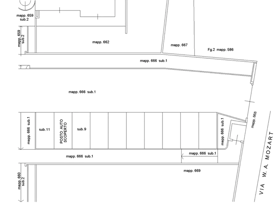 Immagine 3 di Posto auto in vendita  in Via Mozart Wolfgang Amadeus a Liscate