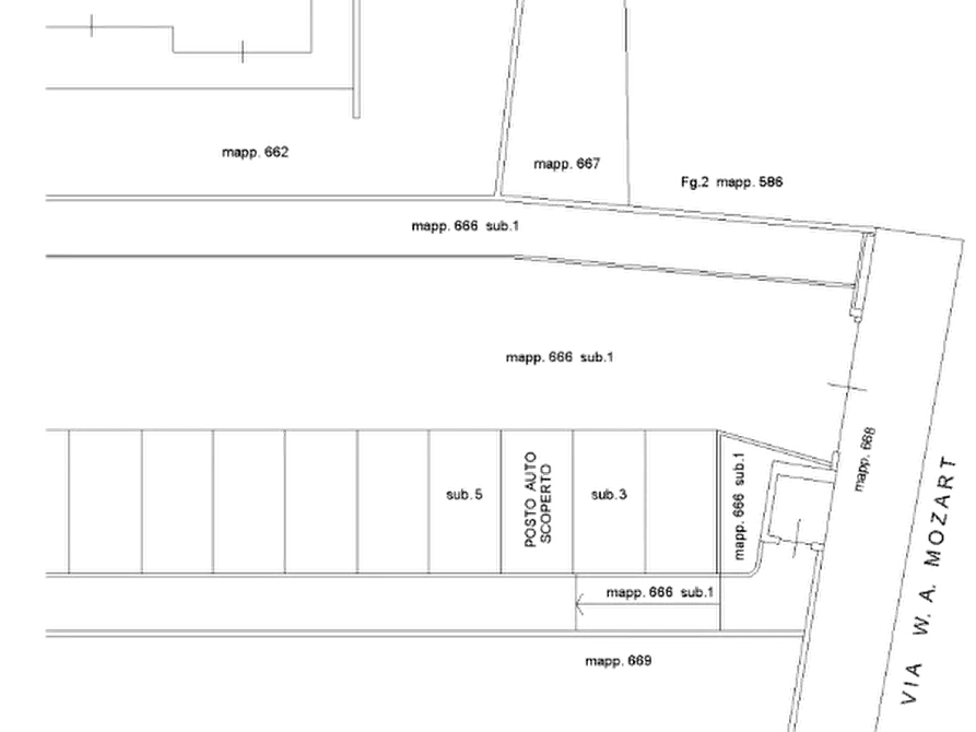 Immagine 12 di Posto auto in vendita  in Via Wolfgang Amadeus Mozart a Liscate