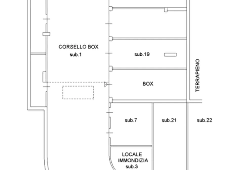 Immagine 9 di Garage in vendita  in Via Wolfgang Amadeus Mozart a Liscate