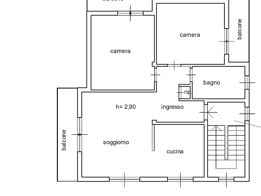Immagine 10 di Appartamento in vendita  in Viale Varese a Binago