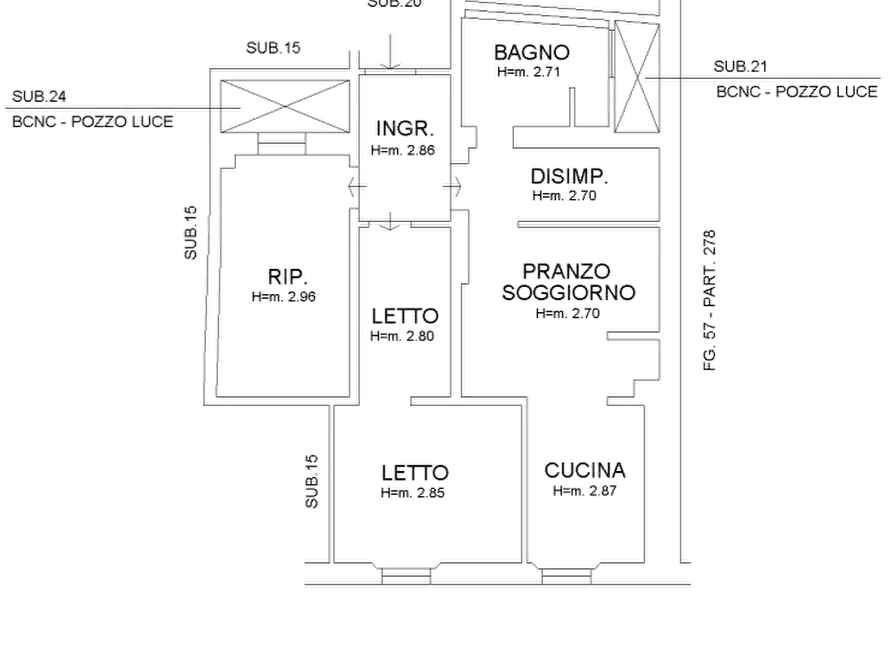 Immagine 19 di Appartamento in vendita  in Corso Mazzini a Molinella