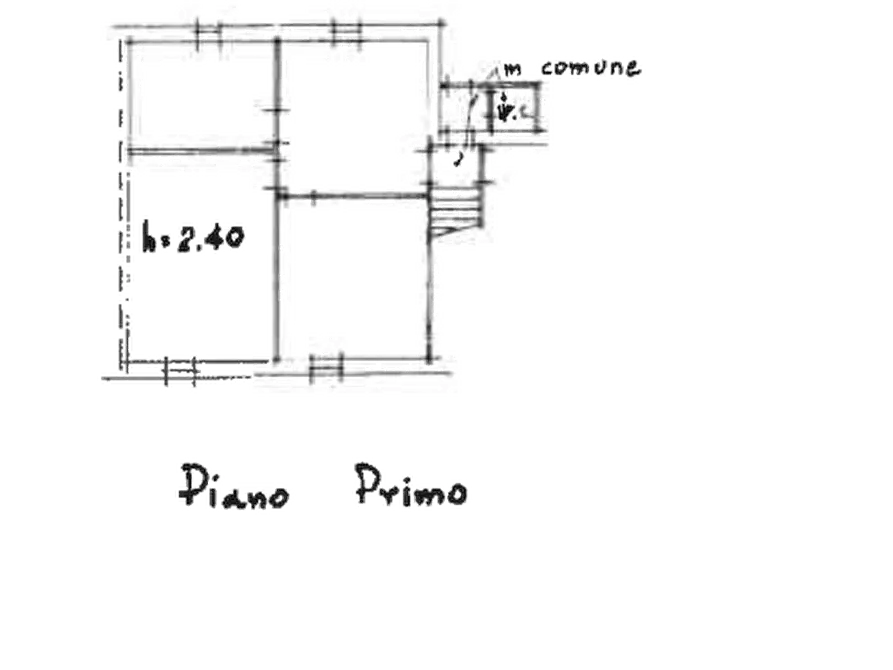 Immagine 25 di Porzione di casa in vendita  in Via Della Pieve  a Cartoceto