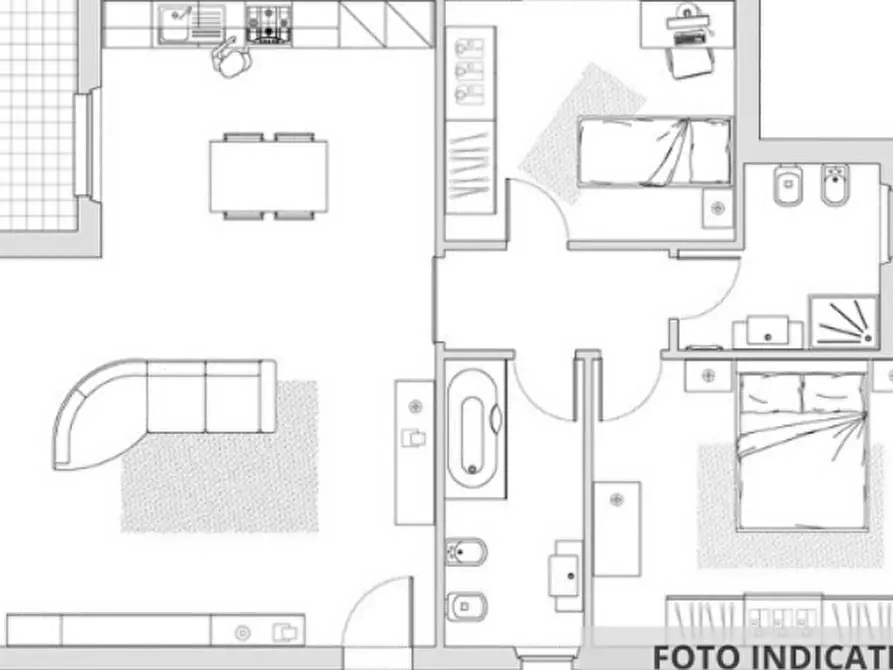 Immagine 10 di Garage in vendita  in Via Envie a Torino