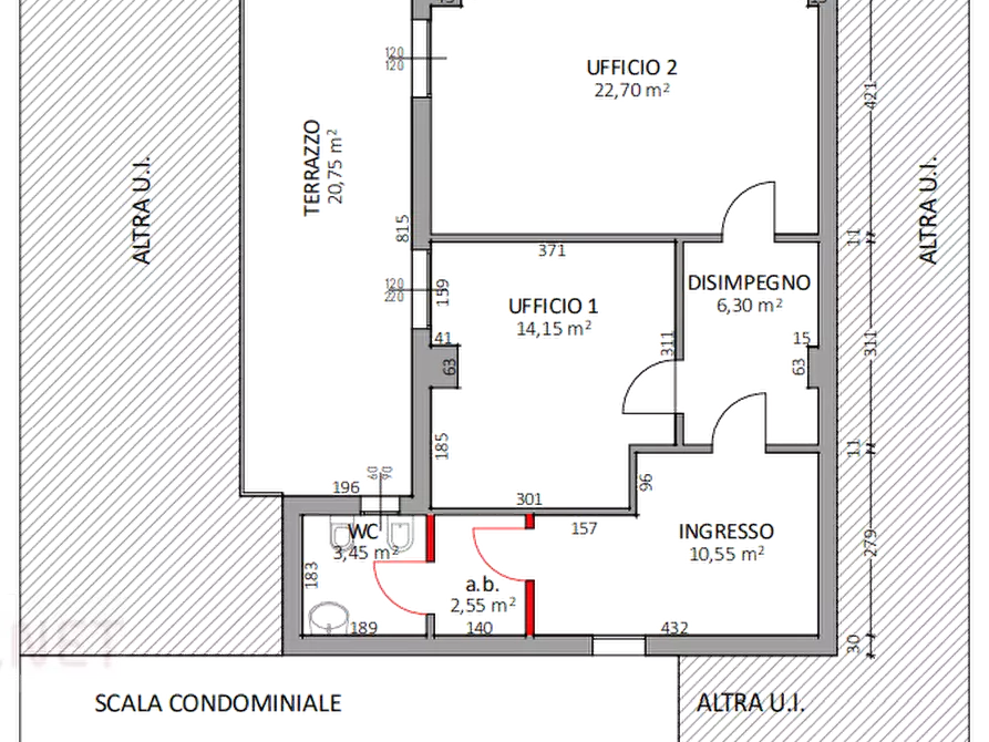 Immagine 13 di Ufficio in vendita  in Viale Dei Partigiani a Pesaro