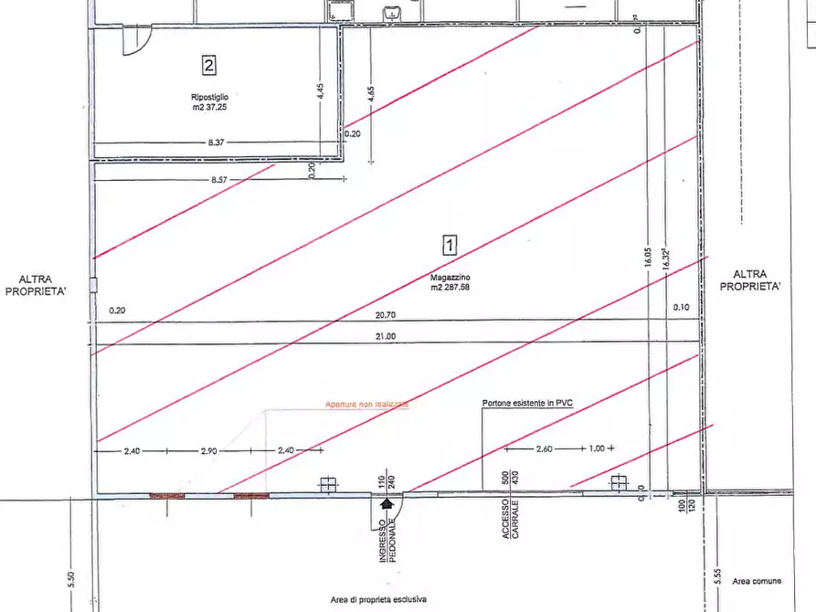 Immagine 2 di Capannone industriale in vendita  in Via Sorte  a Barzana