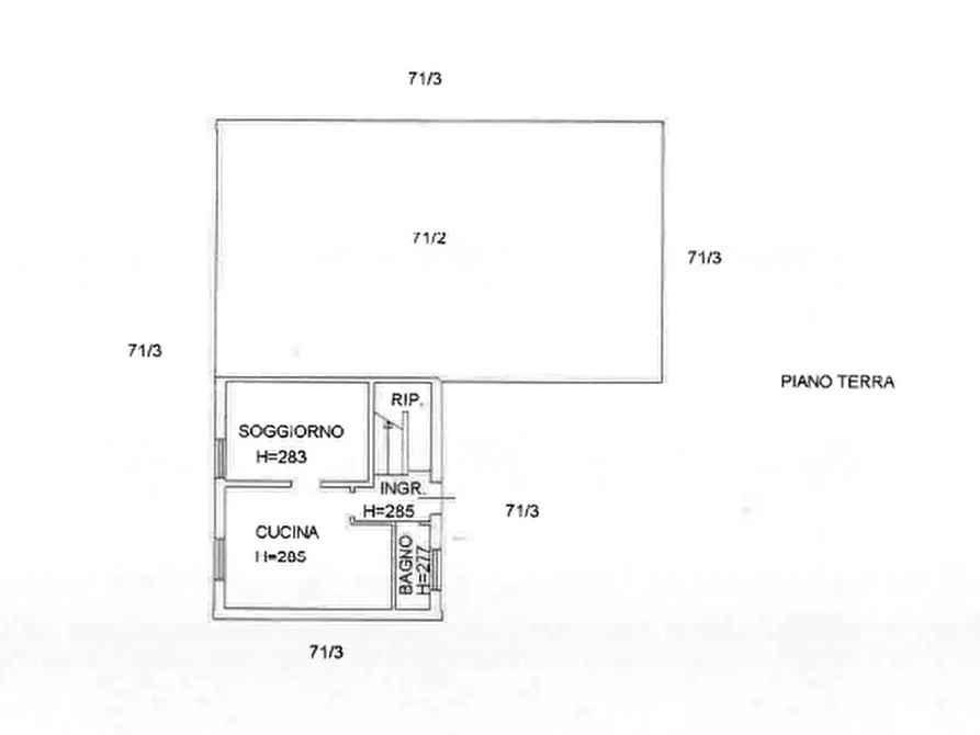 Immagine 33 di Porzione di casa in vendita  in Via Provane Gallare a Migliaro