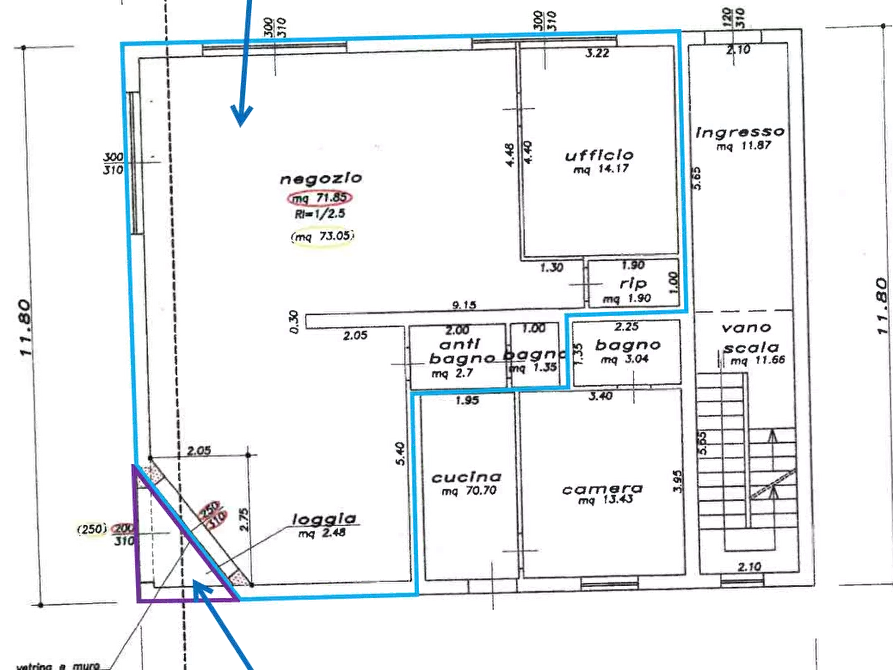 Immagine 12 di Negozio in vendita  in Via dell'Appennino a Forli'