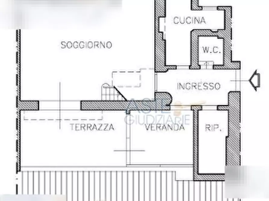 Immagine 11 di Appartamento in vendita  in Via Francesco Crispi a Roma