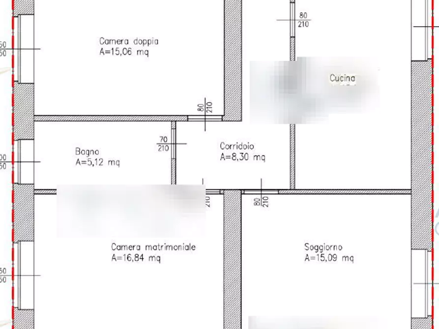 Immagine 8 di Appartamento in vendita  in Via L. Gigli a Rovato