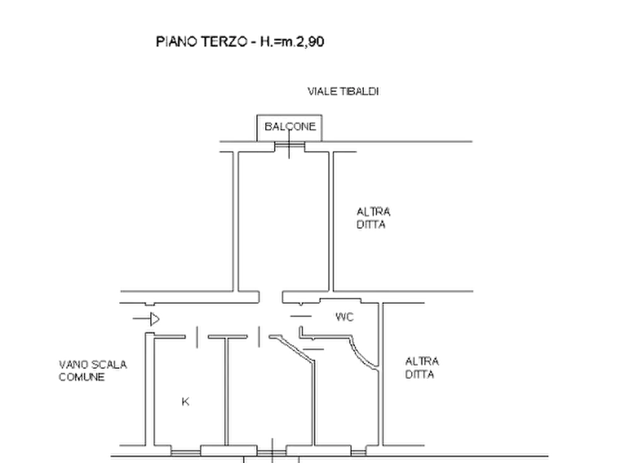 Immagine 14 di Appartamento in vendita  in Viale Tibaldi a Milano