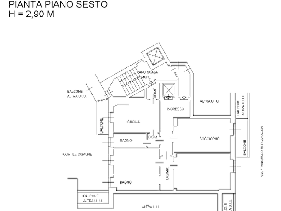 Immagine 17 di Appartamento in vendita  in Via Francesco Burlamacchi a Milano