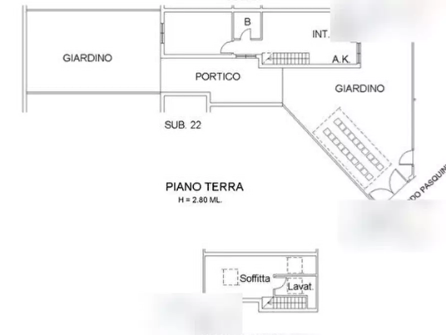 Immagine 10 di Porzione di casa in vendita  in Via Bernardo Pasquini a Roma