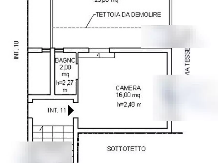 Immagine 9 di Appartamento in vendita  in Via Tessennano a Roma