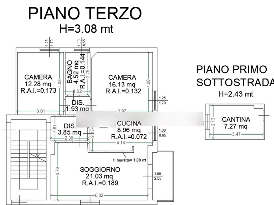 Immagine 9 di Appartamento in vendita  in Via Nasalli Rocca a Piacenza