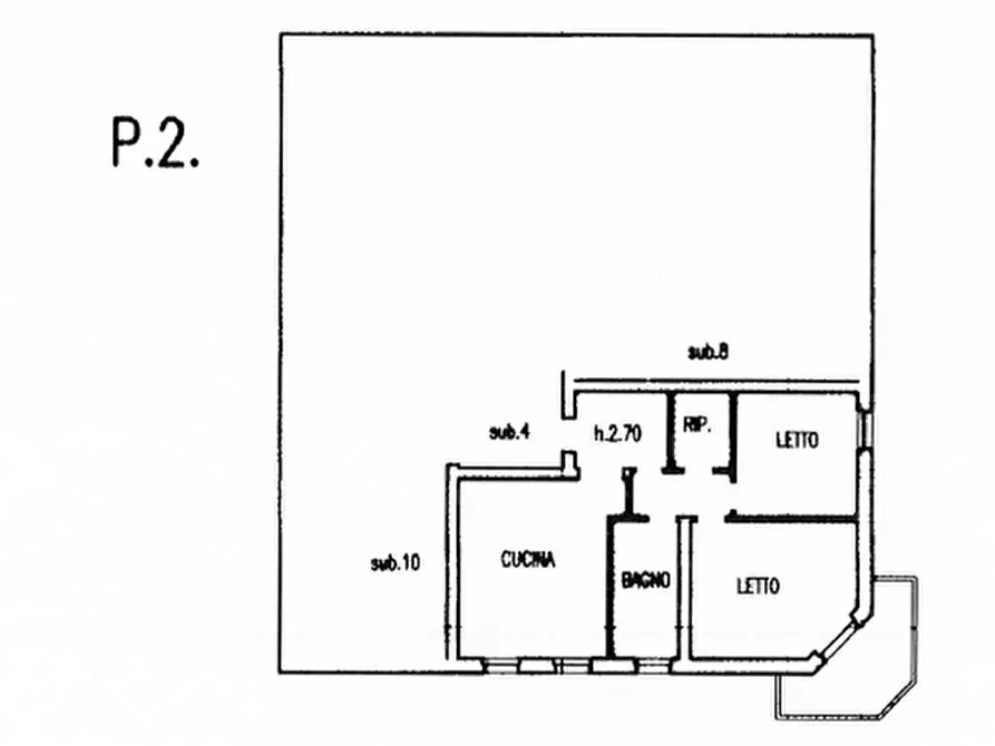 Immagine 11 di Porzione di casa in vendita  in Via Dante Alighieri a Copparo
