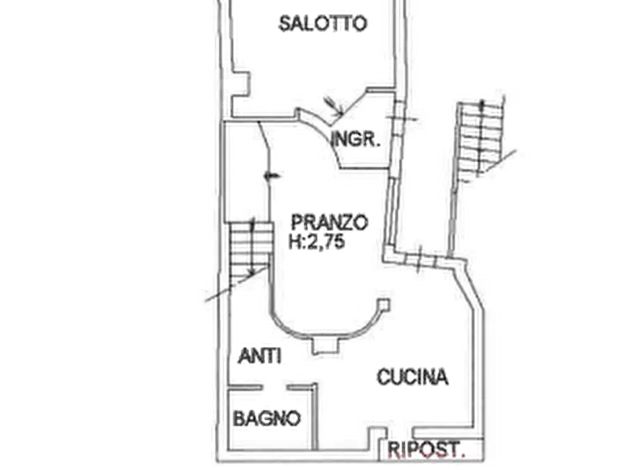 Immagine 22 di Porzione di casa in vendita  in Via Trento Trieste a Sogliano Al Rubicone