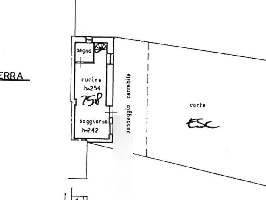 Immagine 12 di Porzione di casa in vendita  in Via Serra a Mercato Saraceno