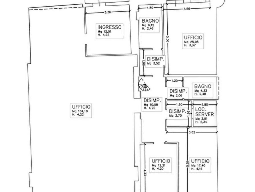 Immagine 9 di Ufficio in vendita  in Galleria del Pozzo Rosso a Vicenza