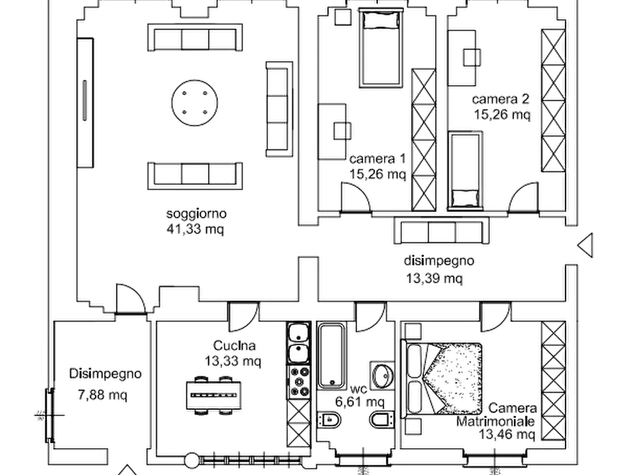 Immagine 5 di Appartamento in vendita  in Via Francesco Balicco a Martinengo