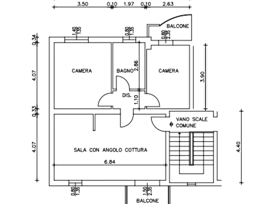 Immagine 5 di Appartamento in vendita  in Via Giuseppe Verdi a Castello D'argile