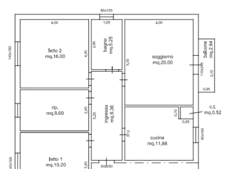 Immagine 22 di Appartamento in vendita  in Via walter magri a Ferrara