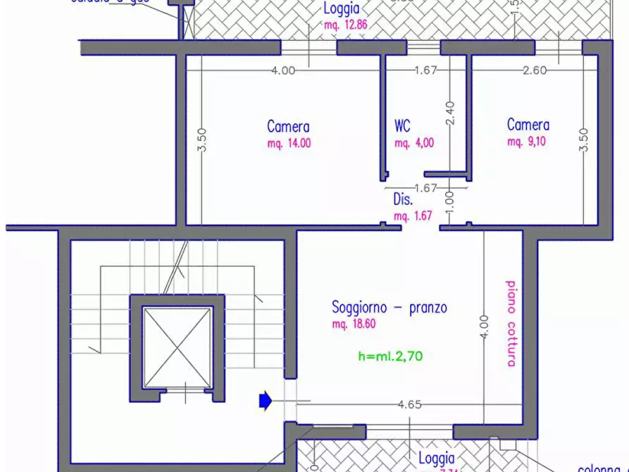 Immagine 13 di Appartamento in vendita  in Via del Maggino a Campi Bisenzio