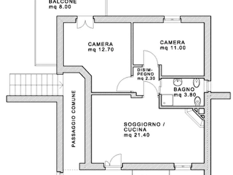 Immagine 14 di Appartamento in vendita  in via Torre a Zogno
