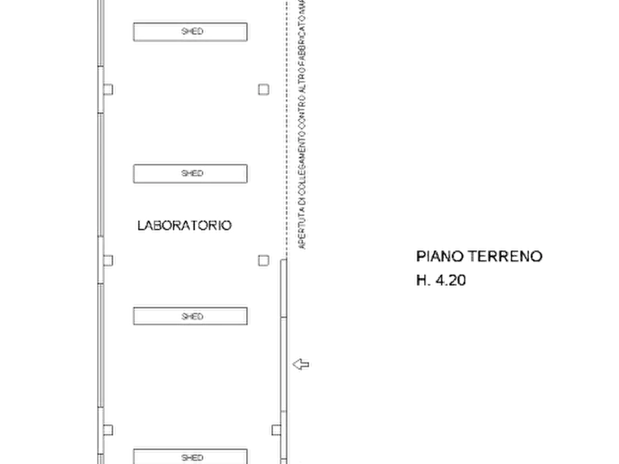 Immagine 11 di Capannone industriale in vendita  in Via Colombes a Legnano