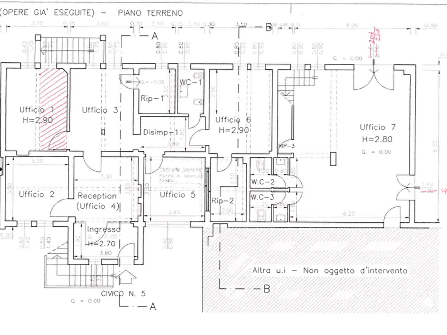Immagine 11 di Ufficio in vendita  in Via Saragat a Bologna