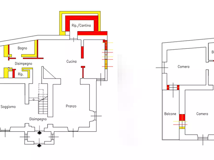 Immagine 13 di Casa bifamiliare in vendita  in Via Monte San Primo  a Sormano