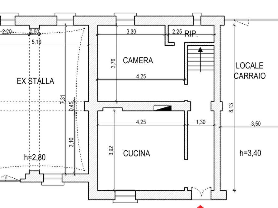 Immagine 11 di Porzione di casa in vendita  in Località Santo Stefano a Albugnano
