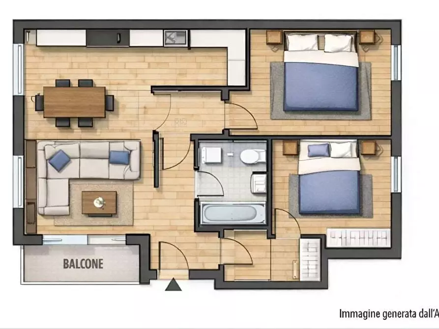 Immagine 5 di Casa indipendente in vendita  in Località Bologna a Bologna