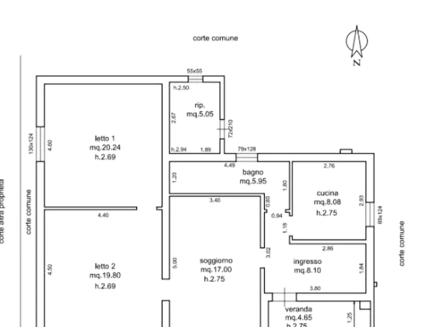 Immagine 20 di Porzione di casa in vendita  in Strada Jolanda Bonaglia a Jolanda Di Savoia