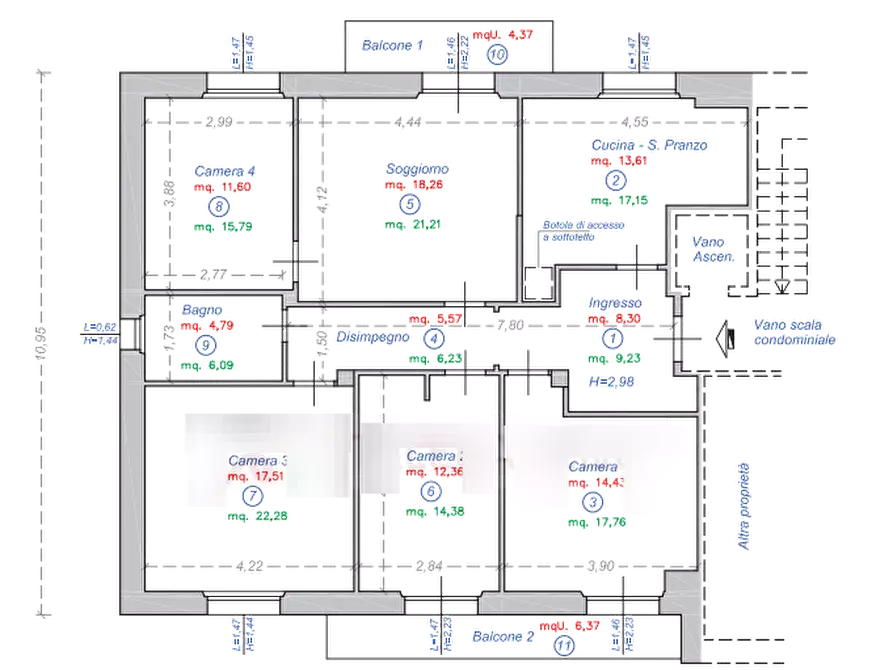Immagine 7 di Appartamento in vendita  in Via Lorenzo Lotto  a Recanati