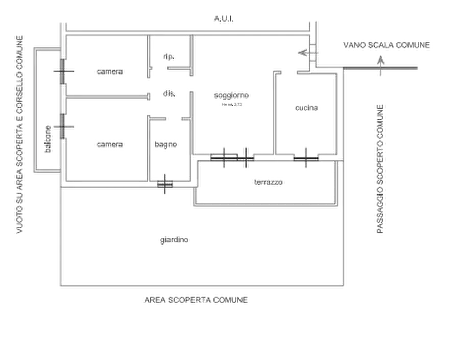 Immagine 18 di Appartamento in vendita  in Via L. Cherubini a Dalmine