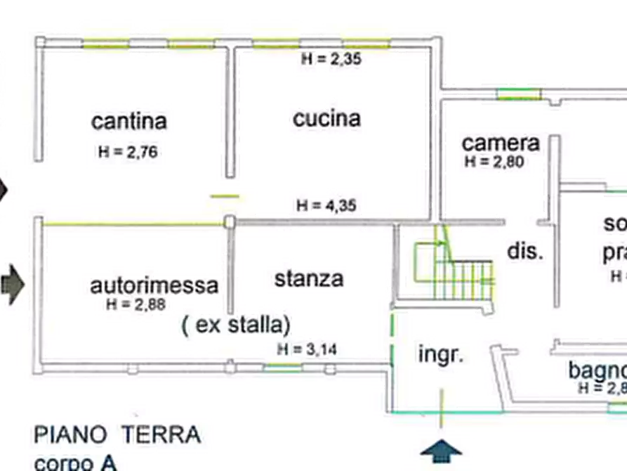 Immagine 16 di Porzione di casa in vendita  in Via Ca' Albrizzi a Cavarzere