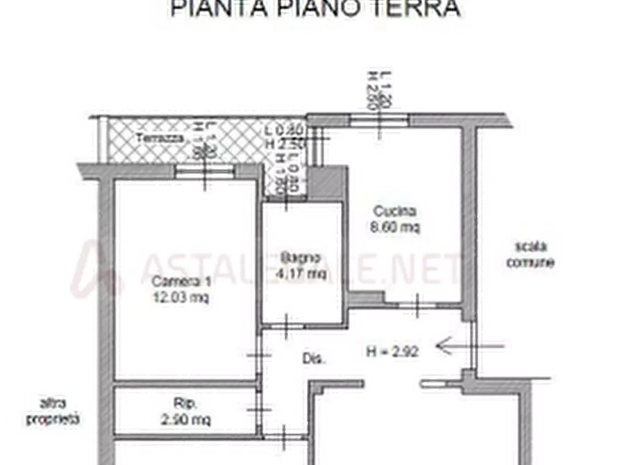 Immagine 10 di Appartamento in vendita  in Via Cantù a Grosseto