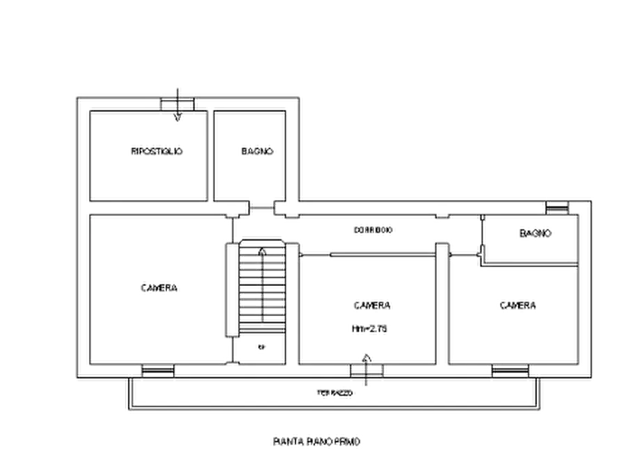 Immagine 10 di Porzione di casa in vendita  in località Grotta Cavalieri a Sorano