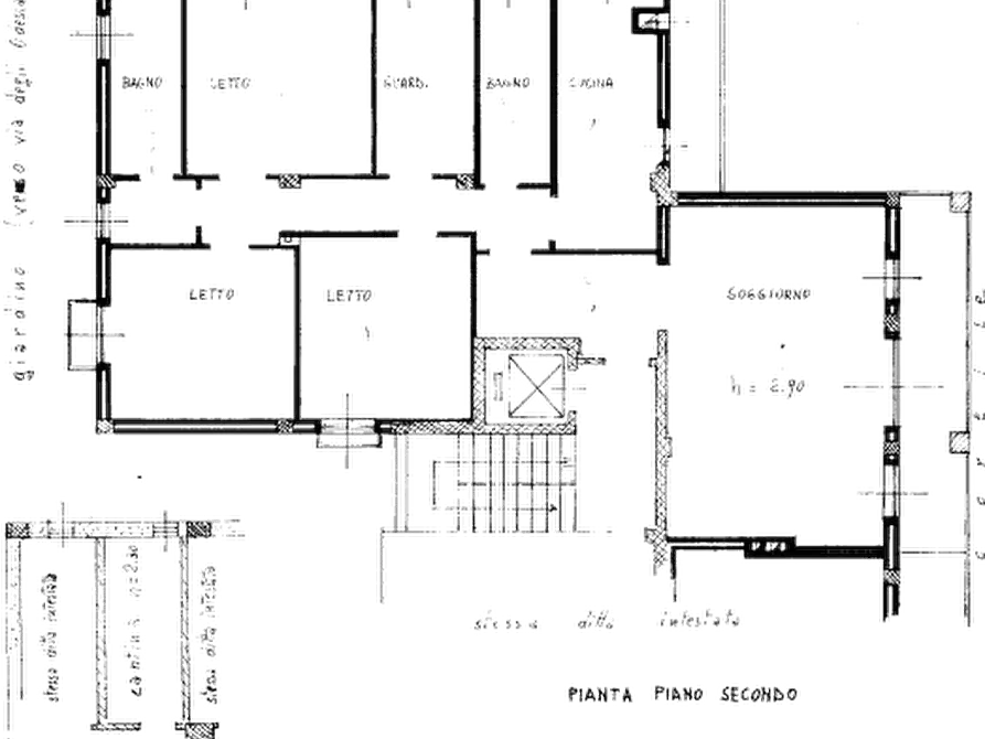 Immagine 4 di Appartamento in vendita  in via degli Odescalchi  a Milano