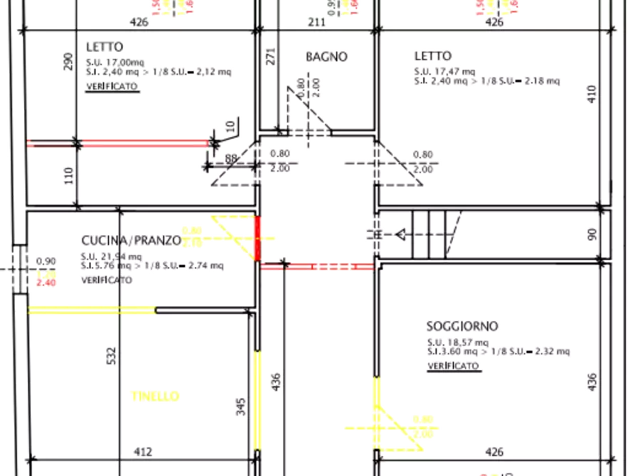 Immagine 13 di Appartamento in vendita  in Via Matteotti a Colli Al Metauro