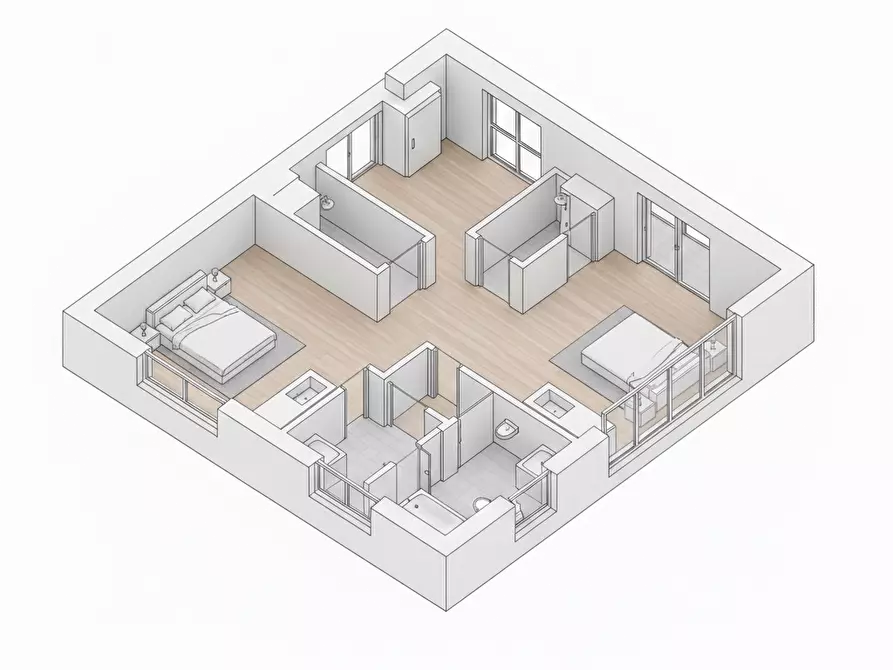 Immagine 12 di Appartamento in affitto  in Via Giorgio Giorgi a Pesaro