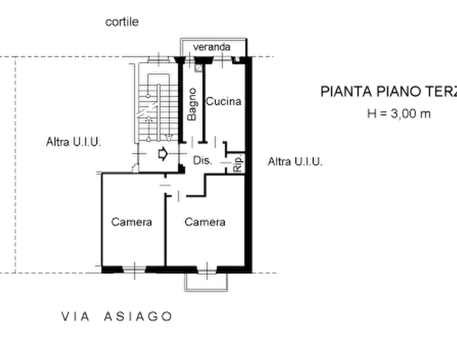 Immagine 3 di Appartamento in vendita  in Via Asiago a Torino