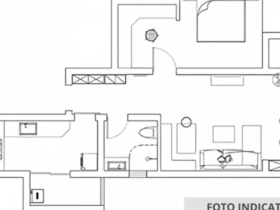 Immagine 19 di Appartamento in vendita  in Via Silvestri a Roma