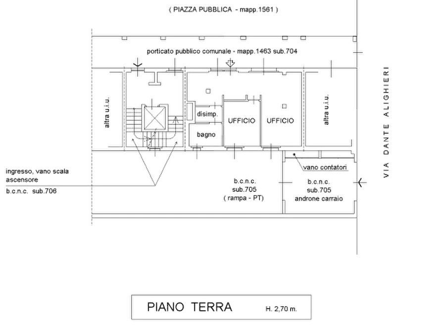Immagine 6 di Ufficio in vendita  in Via Dante Alighieri a Arluno