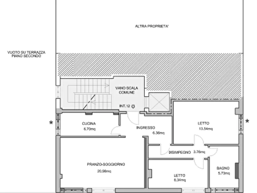 Immagine 3 di Appartamento in vendita  in Via bologna a Ferrara