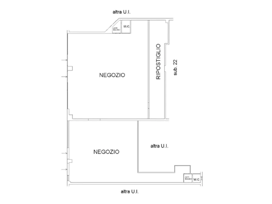 Immagine 19 di Negozio in vendita  in Via Europa a Occhiobello