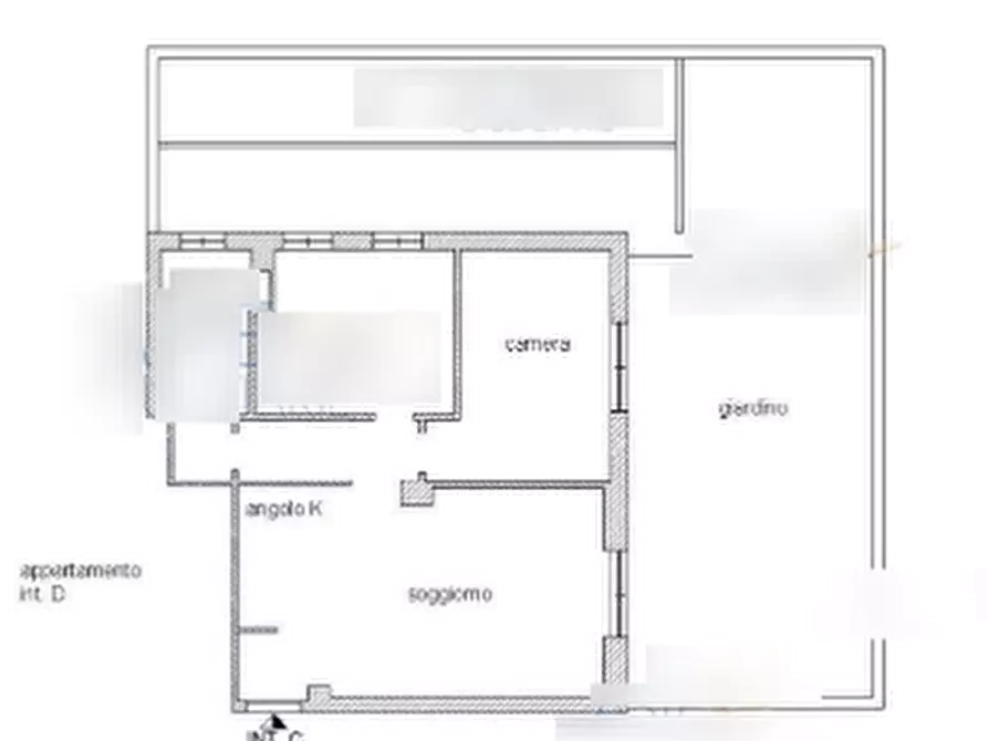 Immagine 6 di Appartamento in vendita  in Via dei Bonacolsi a Roma