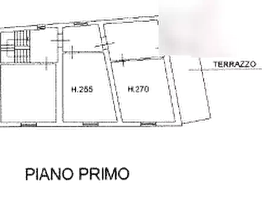 Immagine 4 di Porzione di casa in vendita  in Via Guglielmo Marconi a Rea