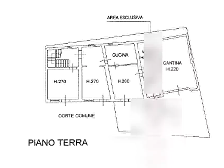 Immagine 5 di Porzione di casa in vendita  in Via Guglielmo Marconi a Rea