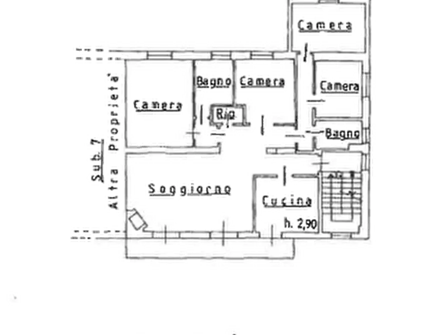 Immagine 12 di Appartamento in vendita  in Via cascina pascolo  a Romano Di Lombardia
